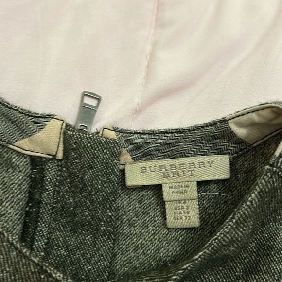 Burberry Brit Linen Wool Dress - Picture 3 of 5